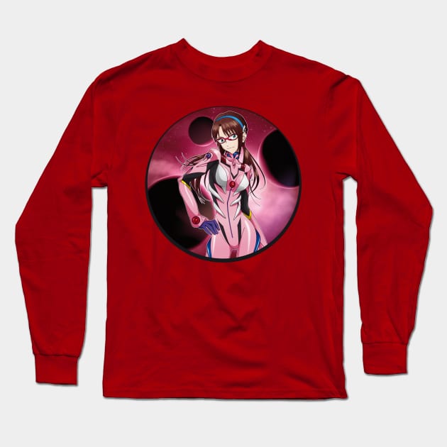 Makinami Mari Illustrious Long Sleeve T-Shirt by YueGraphicDesign